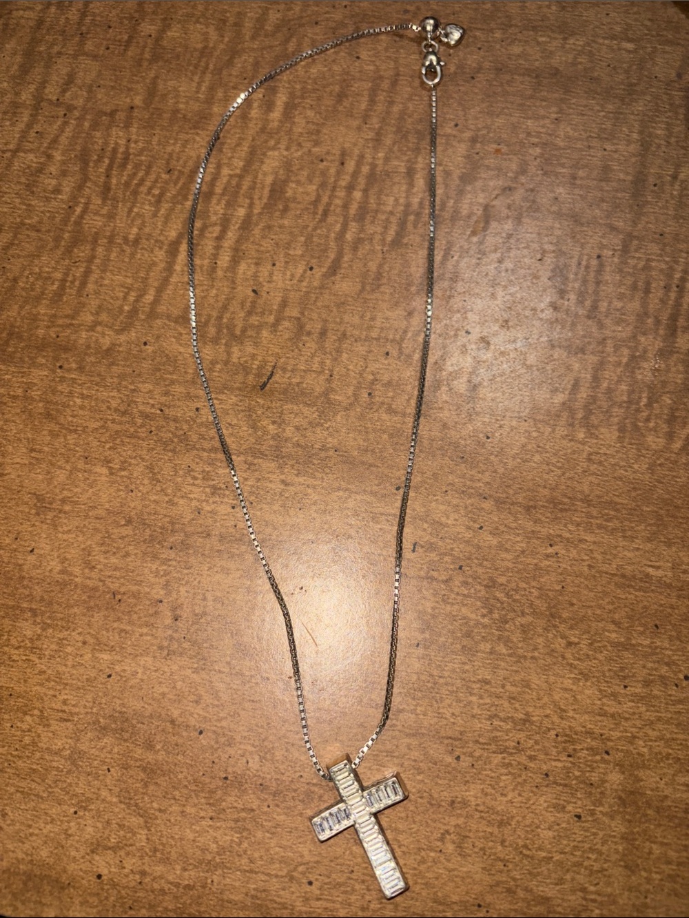 Brighton Sterling Silver Cross Pendant Necklace - Silver